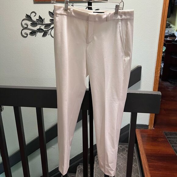 Banana Republic Women's White Trousers Size 4  #DP321 - Picture 1 of 6